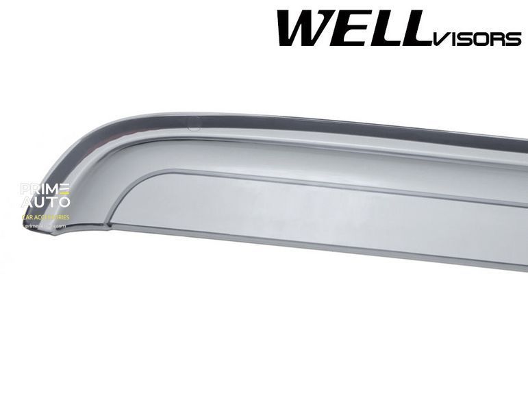 Window Deflectors 4pcs Set Premium Series Hummer H3 2006-2010 Wellvisors 3-847HU001