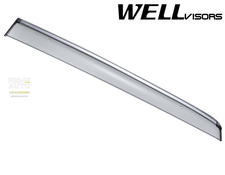 Owiewki do szyb samochodowych num 4 szt z chromowaną odlewanie Honda Fit 2015 - 2020 Wellvisors 3-847HD004
