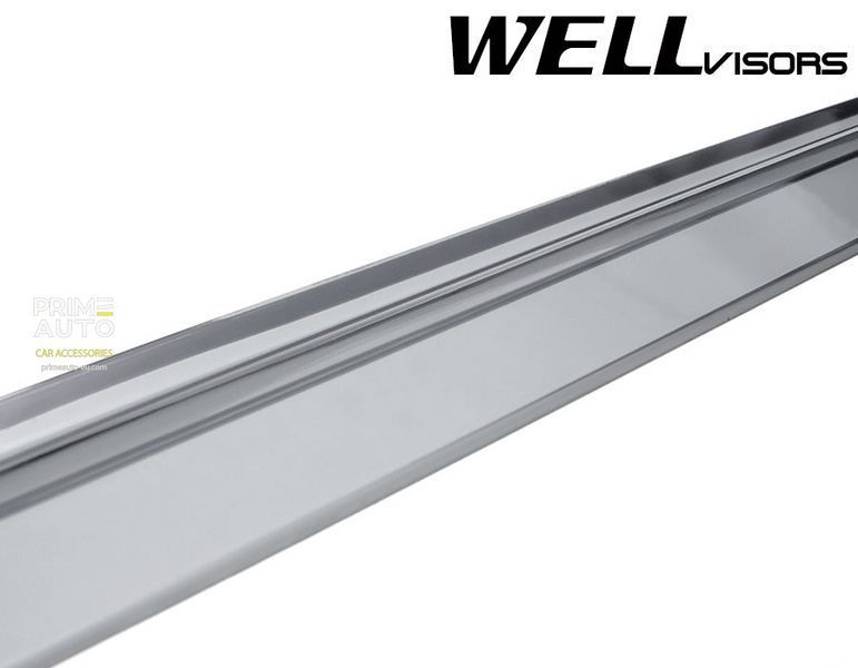 Window Deflectors 4pcs Set Premium Series Hummer H3 2006-2010 Wellvisors 3-847HU001