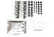 Window Deflectors 4pcs Set with Chrome Trim Land Rover Range Rover Evoque 2012-2019 Wellvisors 3-847LR006