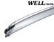Owiewki do szyb samochodowych num 4 szt z chromowaną odlewanie Honda Fit 2015 - 2020 Wellvisors 3-847HD004