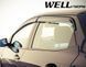 Owiewki do szyb samochodowych num 4 szt Premium seria Honda Civic 1992 - 1995 Sedan Wellvisors 3-847HD005
