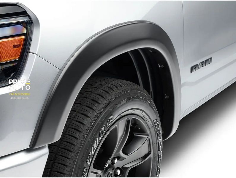 Fender Flares set 4 PCs RAM/Dodge Ram 2500/3500 2019-2025 OE-style black Bushwacker 50937-02