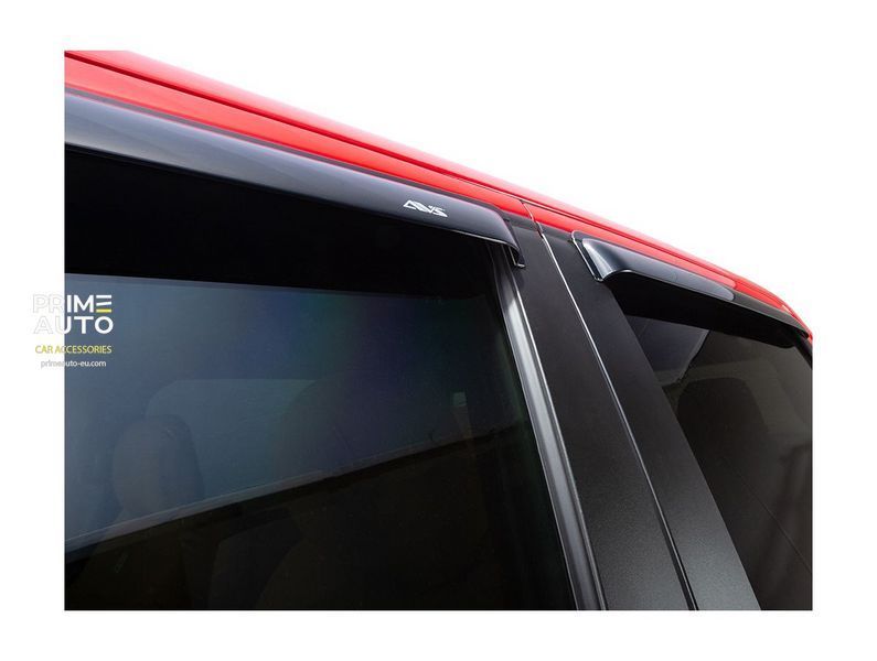 Owiewki do szyb samochodowych spoiwo ciemny Original num 4 szt Ram 1500 2019-2026 Crew Cab AVS 94806