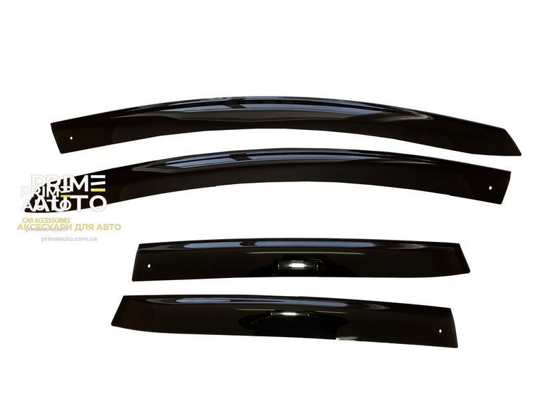Side Window Deflectorsset of 4 pcs Nissan Rogue 2014-2020 smooth SD13S14