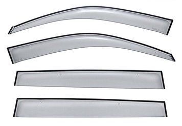 Window Deflectors 4pcs Set Premium Series Toyota Highlander 2001-2007 Wellvisors 3-847TY015