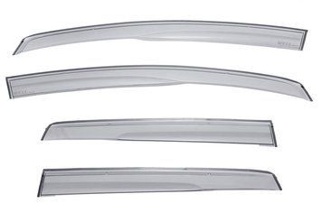 Window Deflectors 4pcs Set Aerodyn Series Honda Fit 2015-2020 Wellvisors 3-847HD021