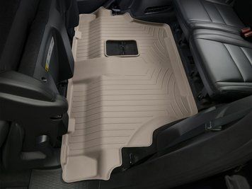 Car Mats 3D Liners High Performance 3rd Row Chevrolet Traverse 2025 Tan WeatherTech 4512284IM
