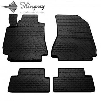 Rubber Car Mats set 4 pcs Alfa Romeo 159 2005 - 2011 black 1054014