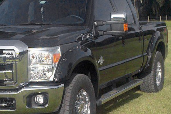 Розширювачі арок Ford F-250 Super Duty 2020-2024 POCKET STYLE гладкі Bushwacker 20942-12 20942-52 фото