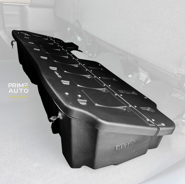 Lockable Heavy - Duty Under Seat Storage Chevrolet Silverado 1500 2014 - 2026 Crew Cab black D&Uuml;HA 10410