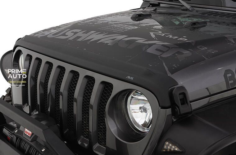 Hood Spoiler Textured Black Ford Bronco 2021 - 2026 Aeroskin ІІ Black AVS 436183