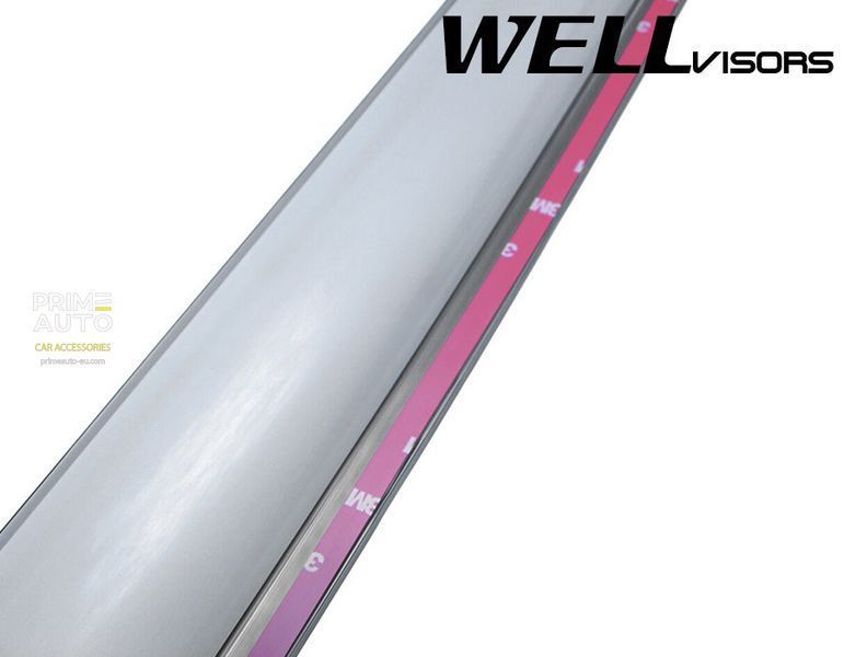 Дефлекторы окон к-т 4 шт с хромированным молдингом Mazda CX-9 2007 - 2015 Wellvisors 3-847MZ012 3-847MZ012 фото