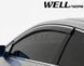 Дефлекторы окон передние с хромированным молдингом Honda Accord 2013 - 2017 Coupe Wellvisors 3-847HD031 3-847HD031 фото 5