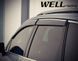 Дефлекторы окон к-т 4 шт с хромированным молдингом Volkswagen Touareg 2011 - 2018 Wellvisors 3-847VW004 3-847VW004 фото 2