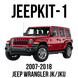 Pneumatic signal with compressor system Model 101 Jeep Wrangler JK 2007 - 2018 Kleinn KLJEEPKIT-1