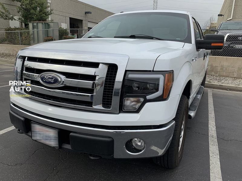 Передние фары Ford F150 2009-2014 PRO серия черные AlphaRex 880199 880199 фото