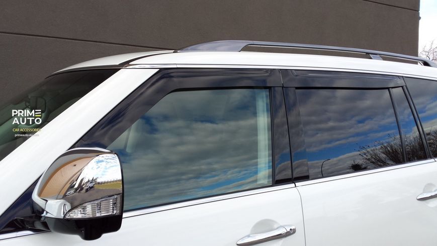 Side Window Deflectorsset of 4 pcs Nissan Armada 2017-2020 smooth SD13U17
