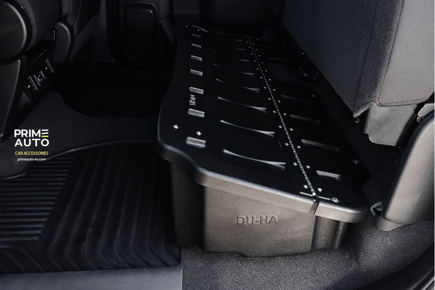 Lockable Heavy - Duty Under Seat Storage Chevrolet Silverado 1500 2014 - 2026 Crew Cab black D&Uuml;HA 10410