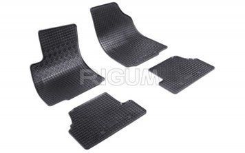 Dywaniki samochodowe gumowe zestaw 4 szt czarny Chevrolet Trax 2013 - 2025 Rigum 901962