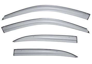 Window Deflectors 4pcs Set Aerodyn Series Honda Civic 2001-2005 Sedan Wellvisors 3-847HD007