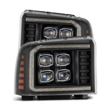 Lampy przednie Ford F-250 2005-2007 LED NOVA seria czarny AlphaRex 880319