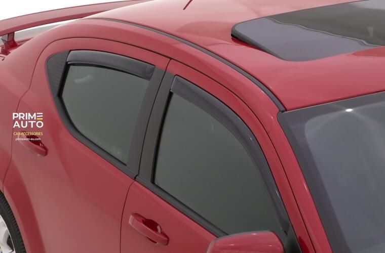 Window Deflectors 4 pcs Set Chrysler 300 2011-2025 Ventvisor IN-CHANNEL Dark Smoke AVS 194432