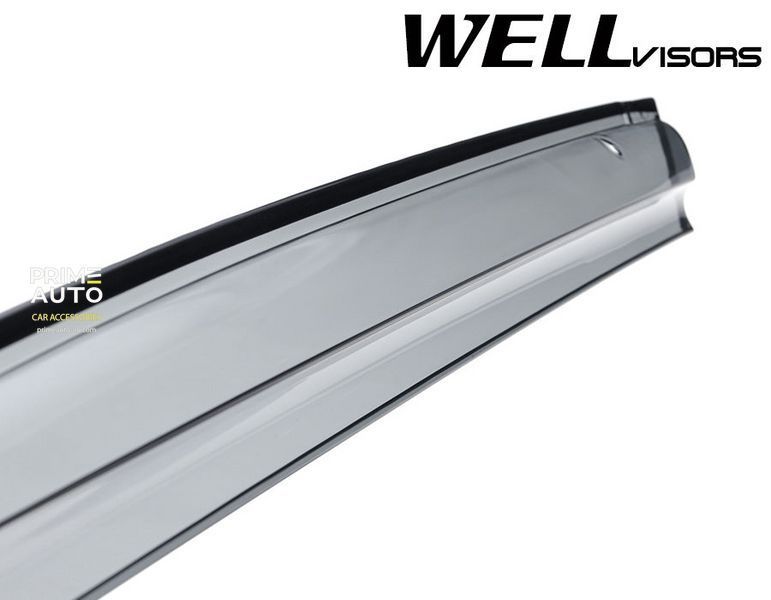 Owiewki do szyb samochodowych num 4 szt aerodynamiczny Honda Civic 2001 - 2005 Sedan Wellvisors 3-847HD007
