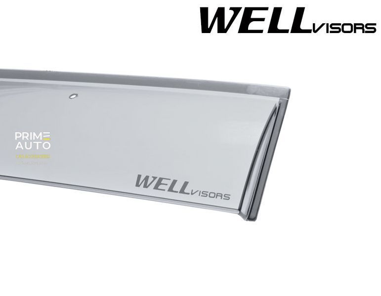Window Deflectors 4pcs Set Premium Series Chevrolet;GMC Silverado;Sierra 2014-2018 Crew Cab Wellvisors 3-847CH012