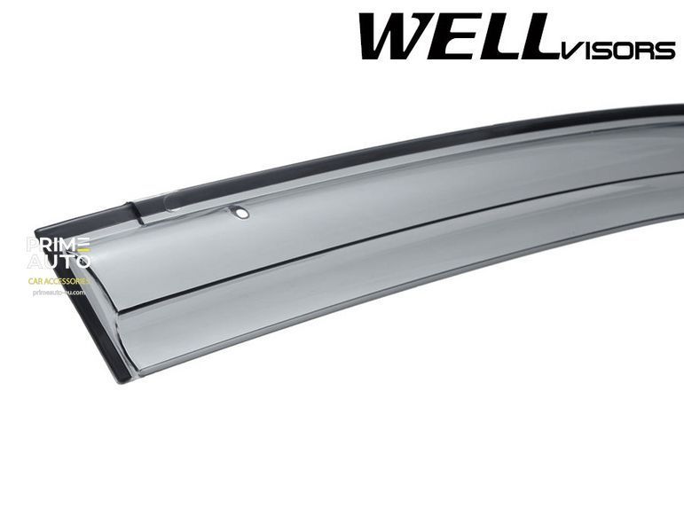 Owiewki do szyb samochodowych num 4 szt aerodynamiczny Honda Civic 2001 - 2005 Sedan Wellvisors 3-847HD007