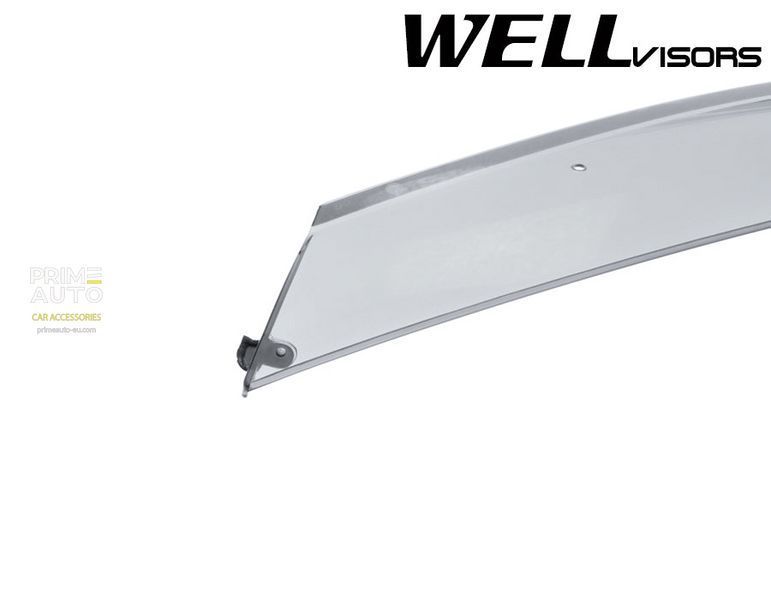 Window Deflectors 4pcs Set Premium Series Chevrolet;GMC Silverado;Sierra 2014-2018 Crew Cab Wellvisors 3-847CH012
