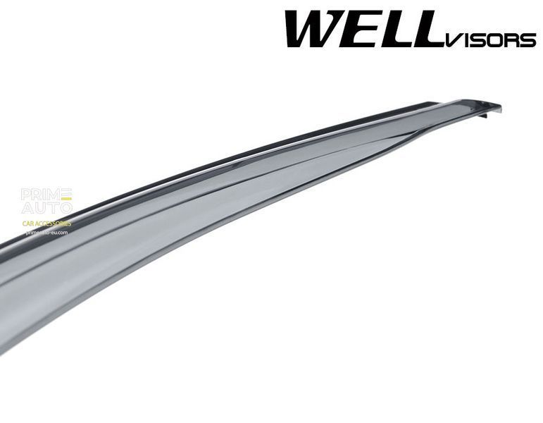 Owiewki do szyb samochodowych num 4 szt aerodynamiczny Honda Civic 2001 - 2005 Sedan Wellvisors 3-847HD007