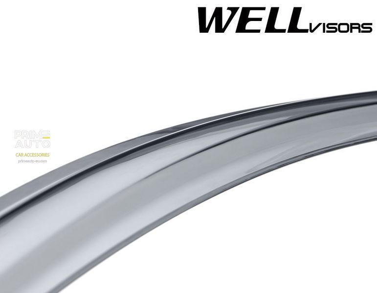 Owiewki do szyb samochodowych num 4 szt aerodynamiczny Honda Civic 2001 - 2005 Sedan Wellvisors 3-847HD007