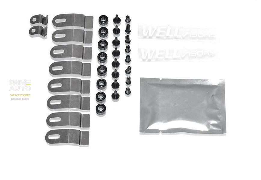 Owiewki do szyb samochodowych num 4 szt Premium seria Land Rover Range Rover Sport 2014 - 2025 Wellvisors 3-847LR007
