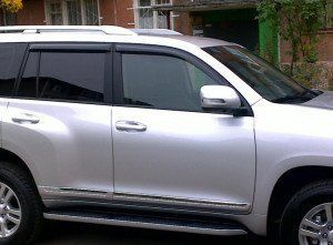Window Deflectors 4pcs Toyota Land Cruiser Prado 150 2009 + EGR 92492065B