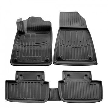Car Mats with raised edge set 5 pcs Polestar 2 2020 - 2025 black 5069015