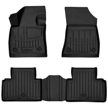 Car Mats with raised edge set 4 pcs Infiniti QX50 2018 - 2025 (J55) Black SOVA-PL