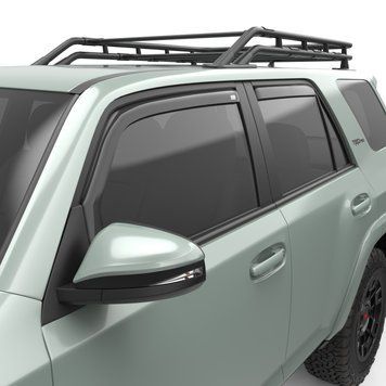 Window Deflectors 4 pcs set Toyota 4Runner 2010 - 2023 Dark Gloss EGR 575221