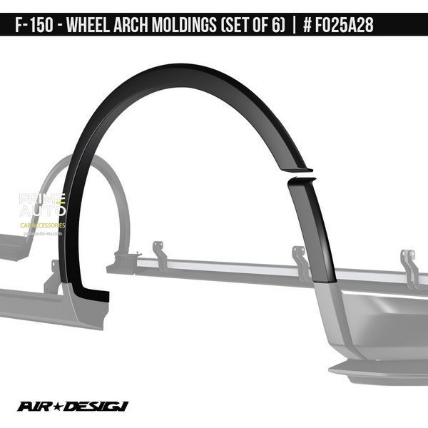Moluri Ford F-150 2018-2020 negru AIR DESIGN FO25A28