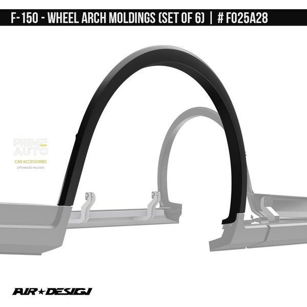 Moluri Ford F-150 2018-2020 negru AIR DESIGN FO25A28