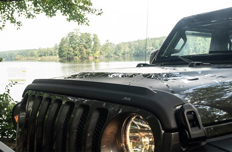 Deflektor maski teksturowane czarny spoiwo czarny RAM/Dodge Ram 2500 2019- 2025 AVS 436189
