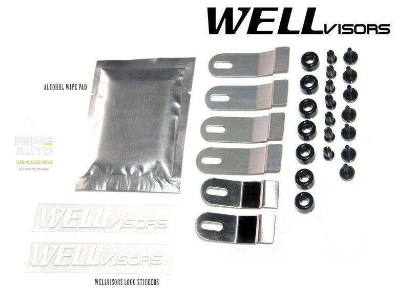 Дефлекторы окон к-т 4 шт Premium серия Toyota FJ Cruiser 2007 - 2014 Wellvisors 3-847TY021 3-847TY021 фото