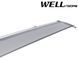 Owiewki do szyb samochodowych num 4 szt z chromowaną odlewanie Toyota Highlander 2014 - 2018 Wellvisors 3-847TY017