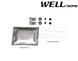 Owiewki do szyb samochodowych num 4 szt z chromowaną odlewanie Toyota Highlander 2014 - 2018 Wellvisors 3-847TY017