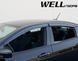 Дефлекторы окон к-т 4 шт с черным хромированным молдингом Dodge Dart 2013 - 2016 Wellvisors 3-847DG003 3-847DG003 фото 9