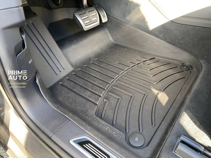 Килими автомобільні 3D Лайнери High Performance передні Volkswagen Touareg 2019 - 2026 чорний WeatherTech 4414881IM 4414881IM фото