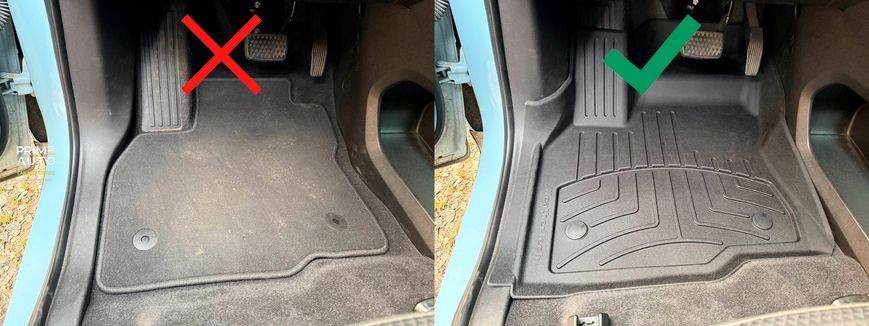 Dywaniki gumowe 3D Liners High Performance prz&oacute;d Chevrolet Bolt EV 2017 - 2023 czarny WeatherTech 4411701IM