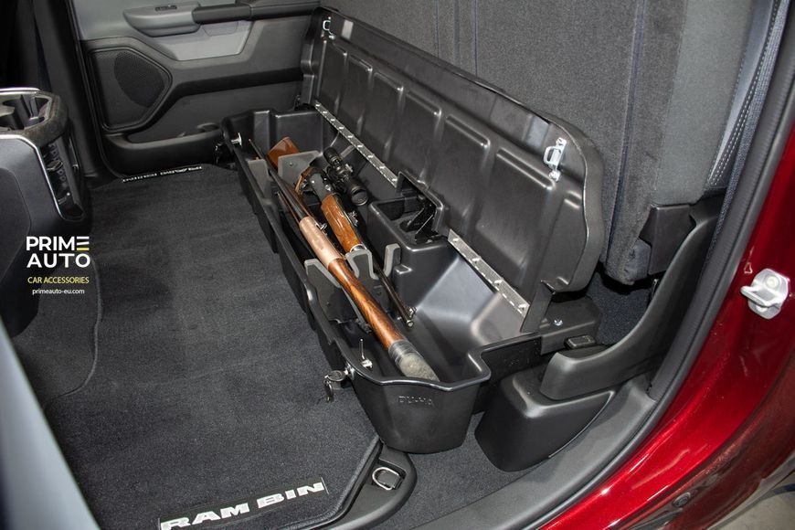 Lockable Heavy-Duty Under Seat Storage Ram 1500 2019-2026 Crew Cab black D&Uuml;HA 30120