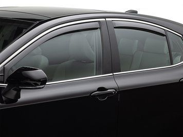 Owiewki okienne wkładany prz&oacute;d+tył Toyota Corolla/Hybrid 2020-2026 ciemny błyszczący WeatherTech 84952IM