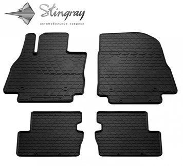 Rubber Car Mats set 4 pcs Mazda Mazda 2 (DJ) 2014 - 2025 black 1011084